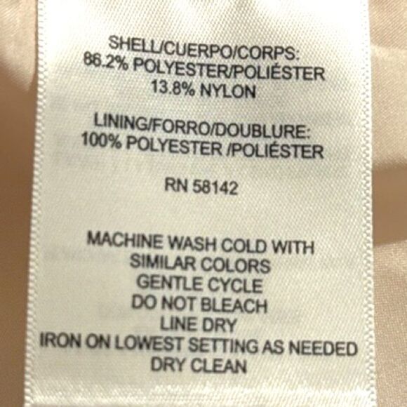 Clover and Sloane Pink Green Floral Print Jacquard Puff Sleeve Sheath Mini Dress - Picture 16 of 16